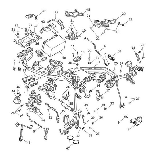 Bild von Bracket, Rollover Valve