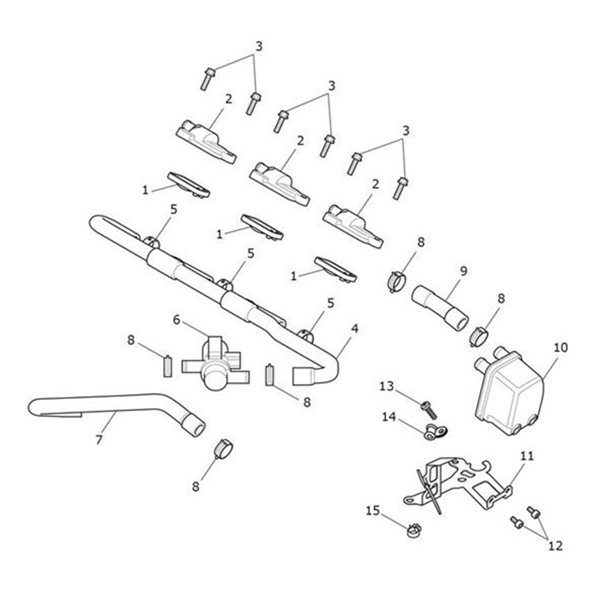 Bild von Bracket, SAI, Sil, Purge Valve