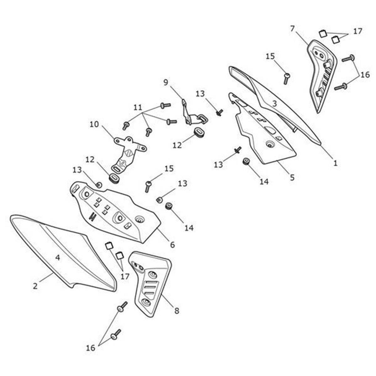 Bild von Bracket, Sidepanel, RH