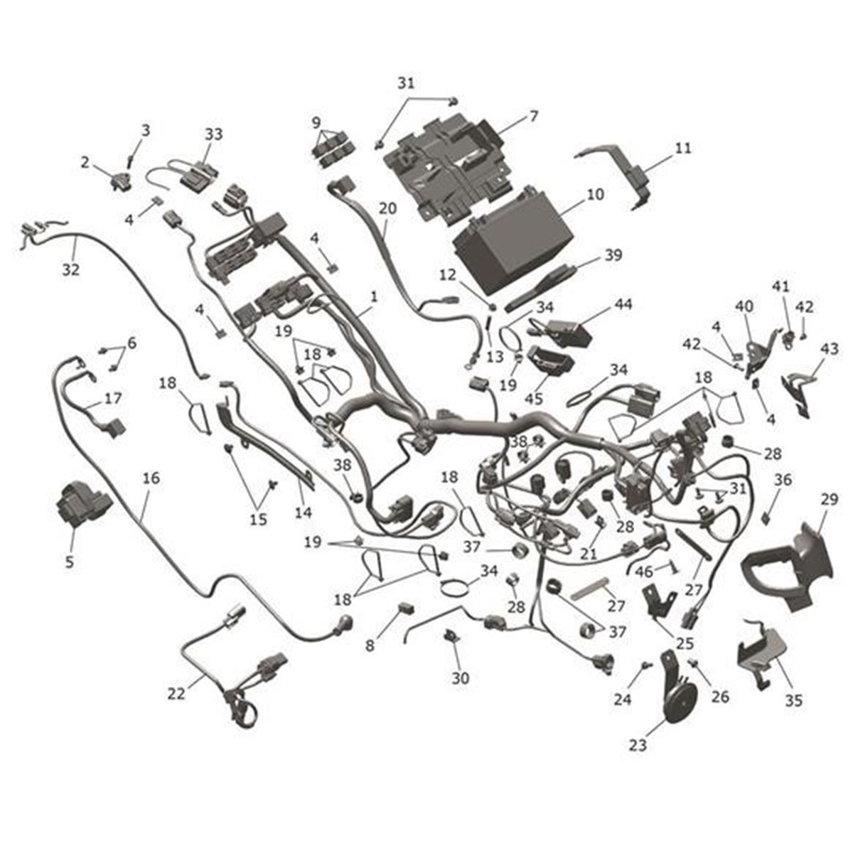 Bild von Bracket, Temperature Sensor, Mldg