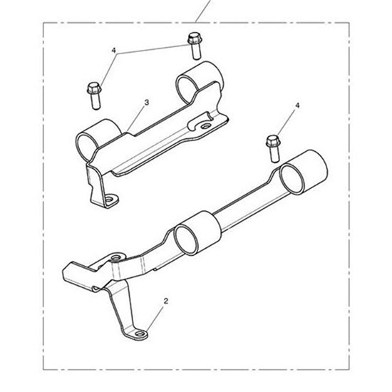Bild von Bracket, U Lock, Mount, Front