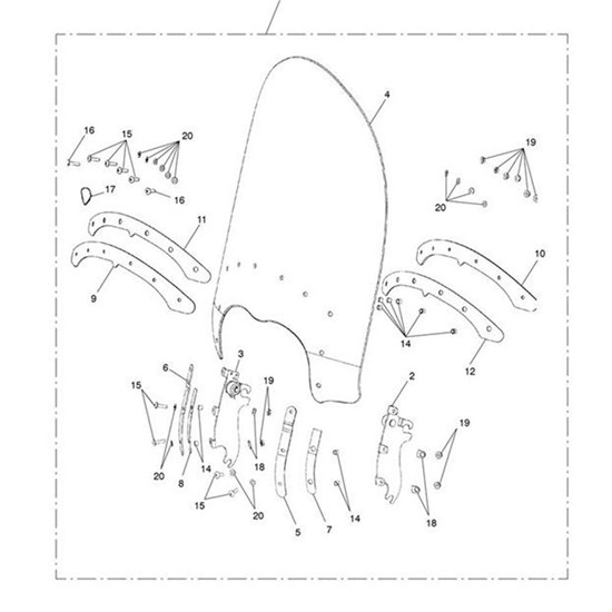 Bild von Bracket, Vert RH, Assembled