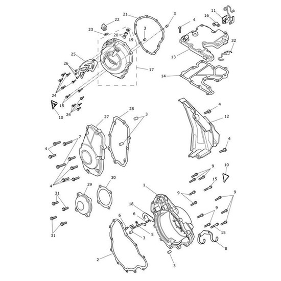 Bild von Bracket, Wire Guide, Breather