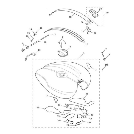 Bild von Bracket Assy, Tank Strap