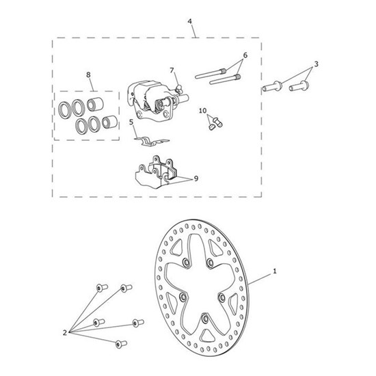 Bild von Brake Disc, Dia 282.5mm