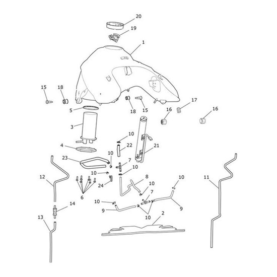 Bild von Bush, Fuel Tank, Concave