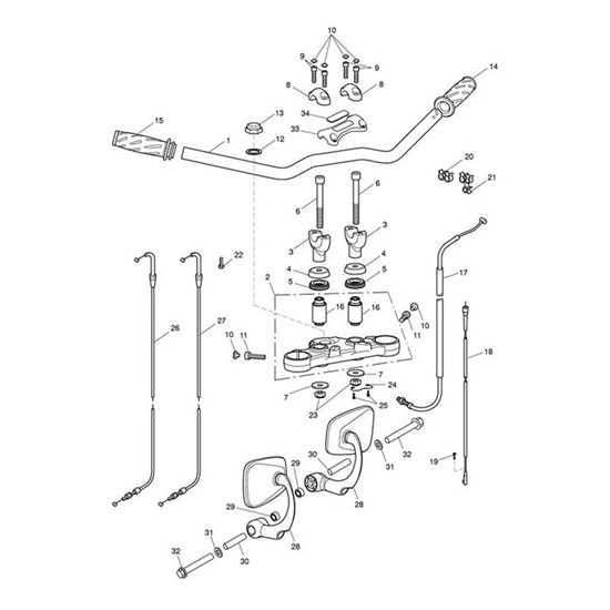 Bild von Bush, Handlebar Yoke