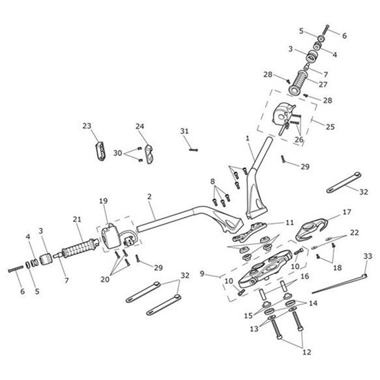 Bild von Bush, Rubber, H/Bar Clamp