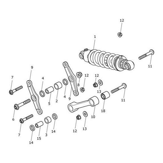 Bild von Bush, Rubber Mount, 10.2 x 27 x 30