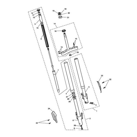 Bild von CAP,FORK LEG