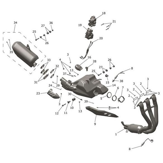 Bild von Cable, Actuator, Exhaust