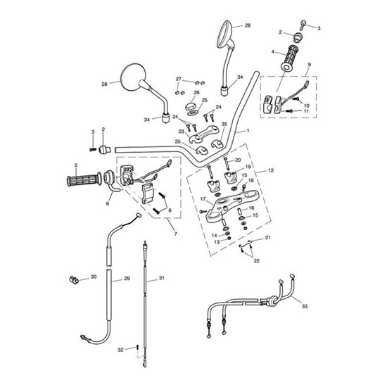 Bild von Cable, Throttle, Twin