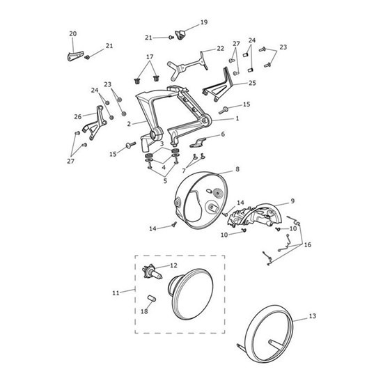 Bild von Cable Guide, Moulded, RH