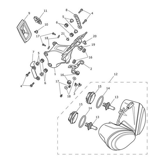 Bild von Cable Guide Mldg, RH