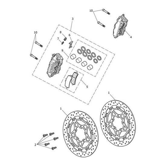 Bild von Caliper, Brake, LH, M50