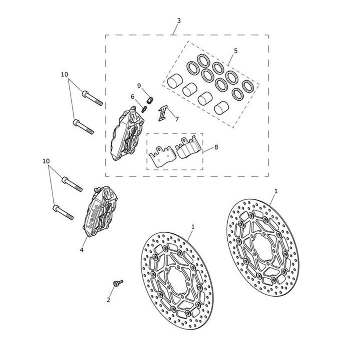Bild von Caliper, Brake, RH, M4.32