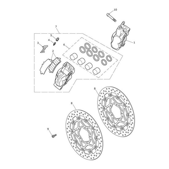 Bild von Caliper, M50, BRM10H, LH