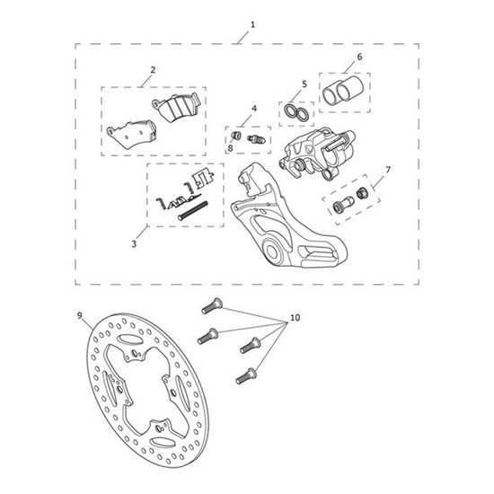 Bild von Caliper, Rear