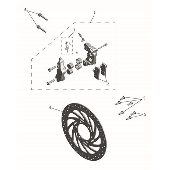Bild von Caliper Kit Minor Front