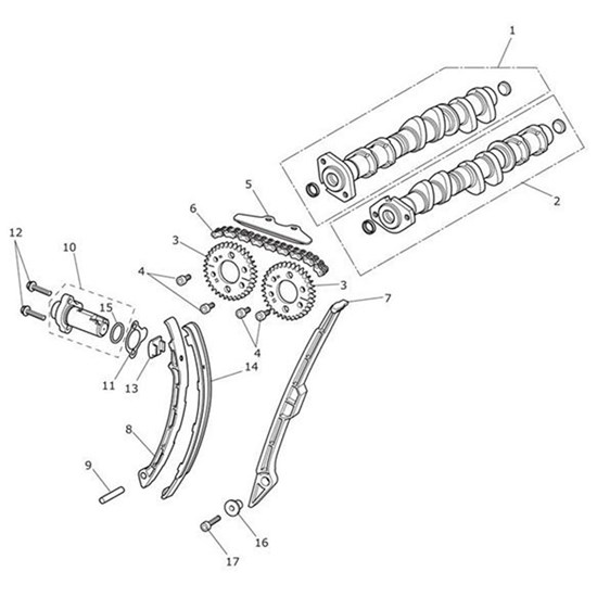 Bild von Camshaft Assembly, Inlet, OTL