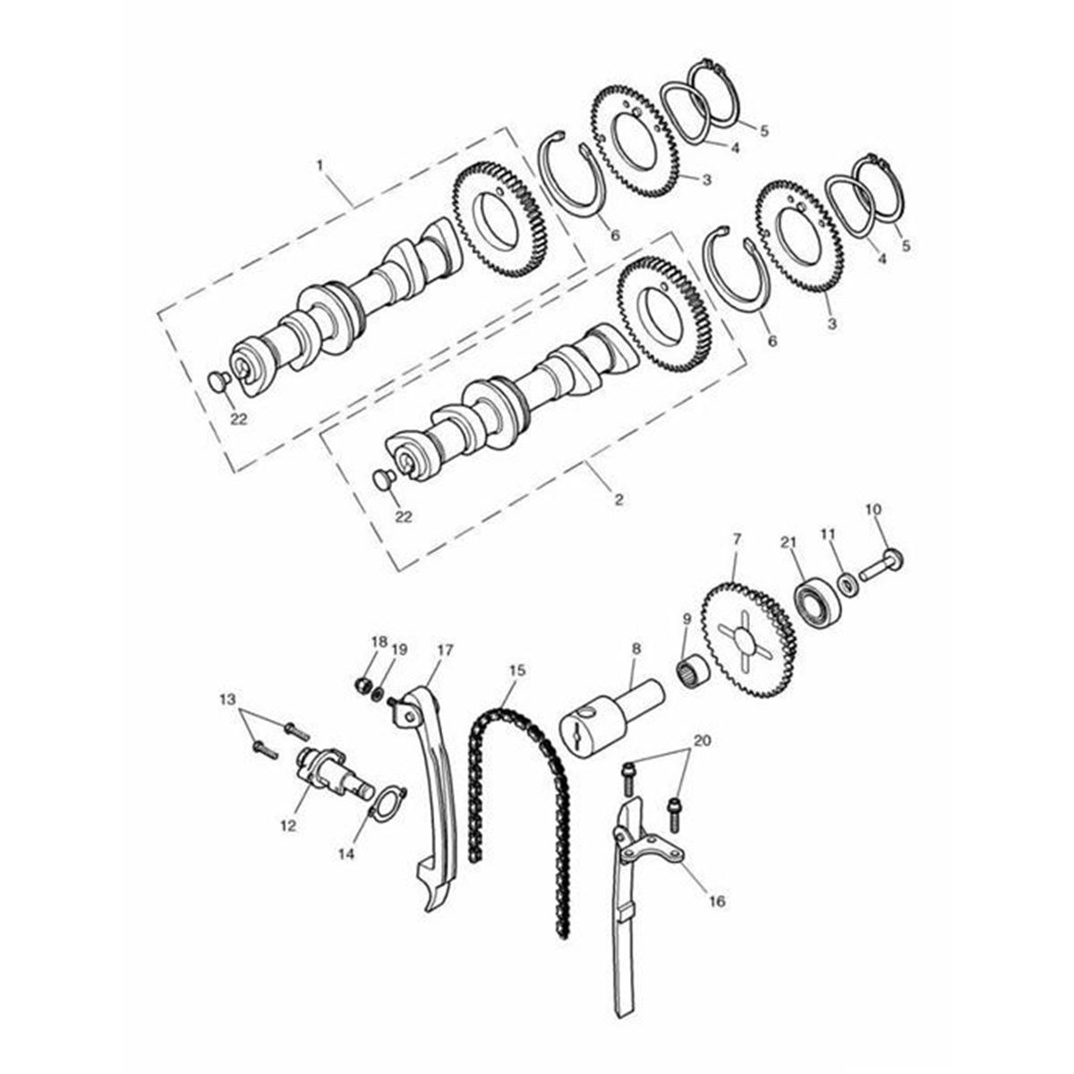 Bild von Camshaft Assy, Exh, 2