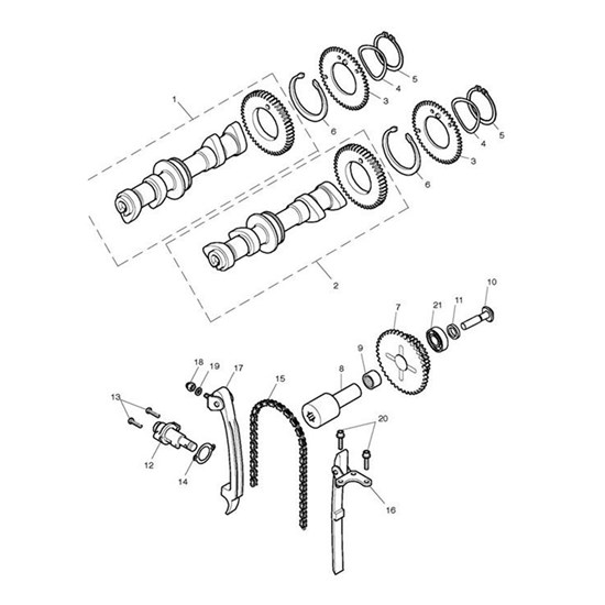 Bild von Camshaft Assy,Inlet,2 Cyl 270