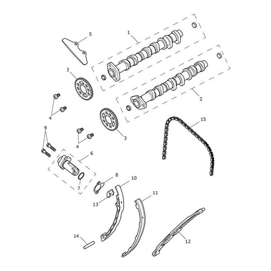 Bild von Camshaft Exhaust Assembly, OTL