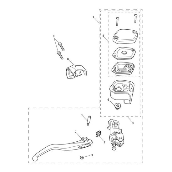 Bild von Cap Set Kit, Front Reservoirs