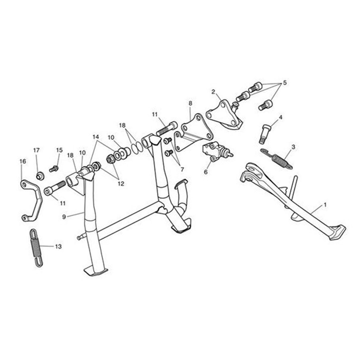 Bild von Centrestand Assy