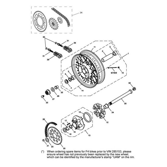 Bild von Chain & Sprocket Kit, 104/43/18