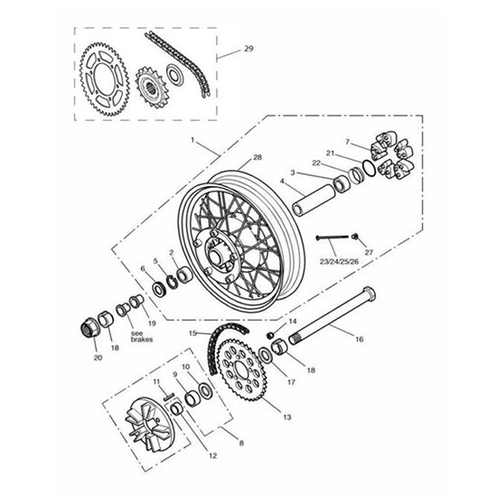 Bild von Chain & Sprocket Kit, 114/43/17