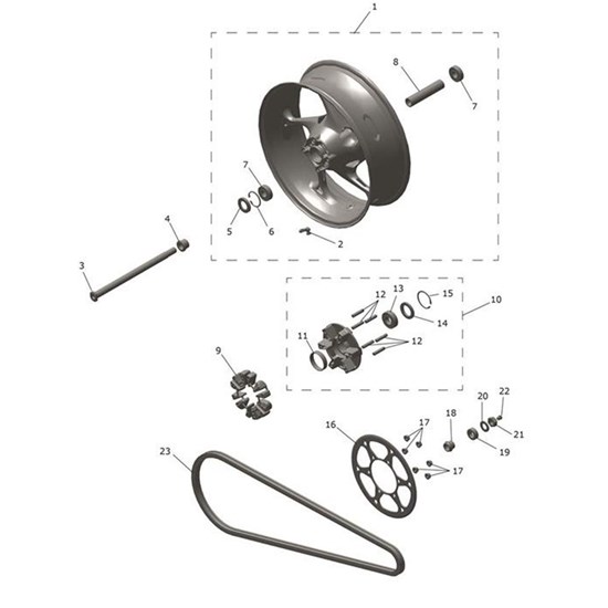 Bild von Chain & Sprocket Kit