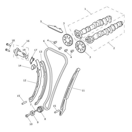 Bild von Chain, Cam Drive, 138 Link