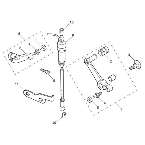 Bild von Clamp, Gearchange Assy