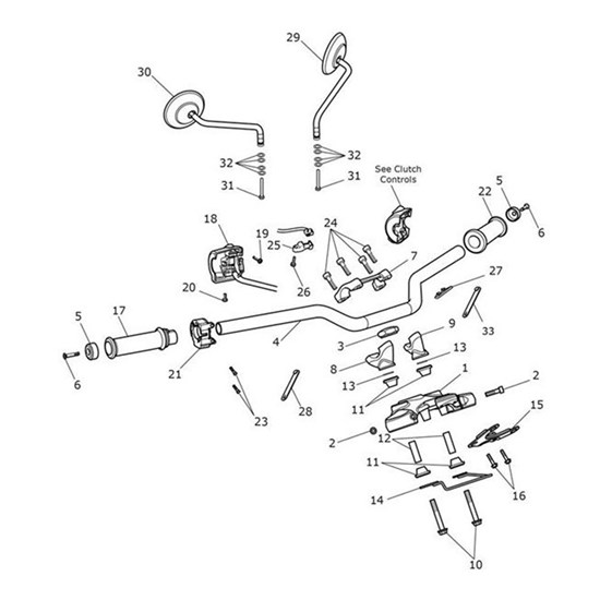 Bild von Clamp, Handlebar, Lower, LHS