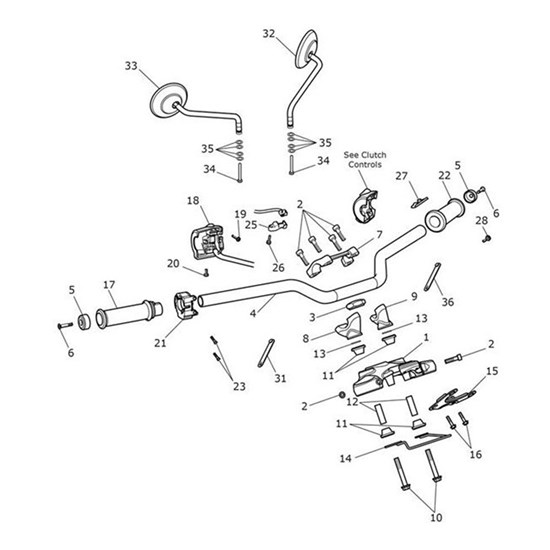 Bild von Clamp, Handlebar, Upper, M/Cd
