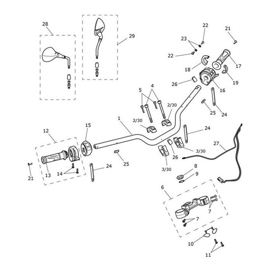 Bild von Clamp, Handlebar, Upper