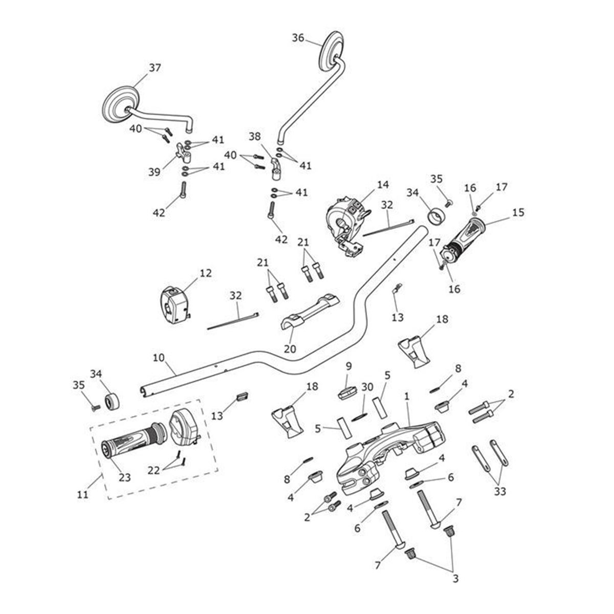 Bild von Clamp, Handlebar Upper