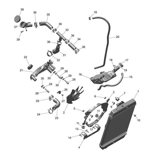 Bild von Clamp, Radiator Pipe, Dia 24