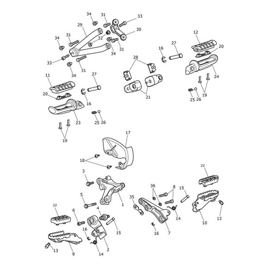 Bild von Clevis, LH, Powder Coated