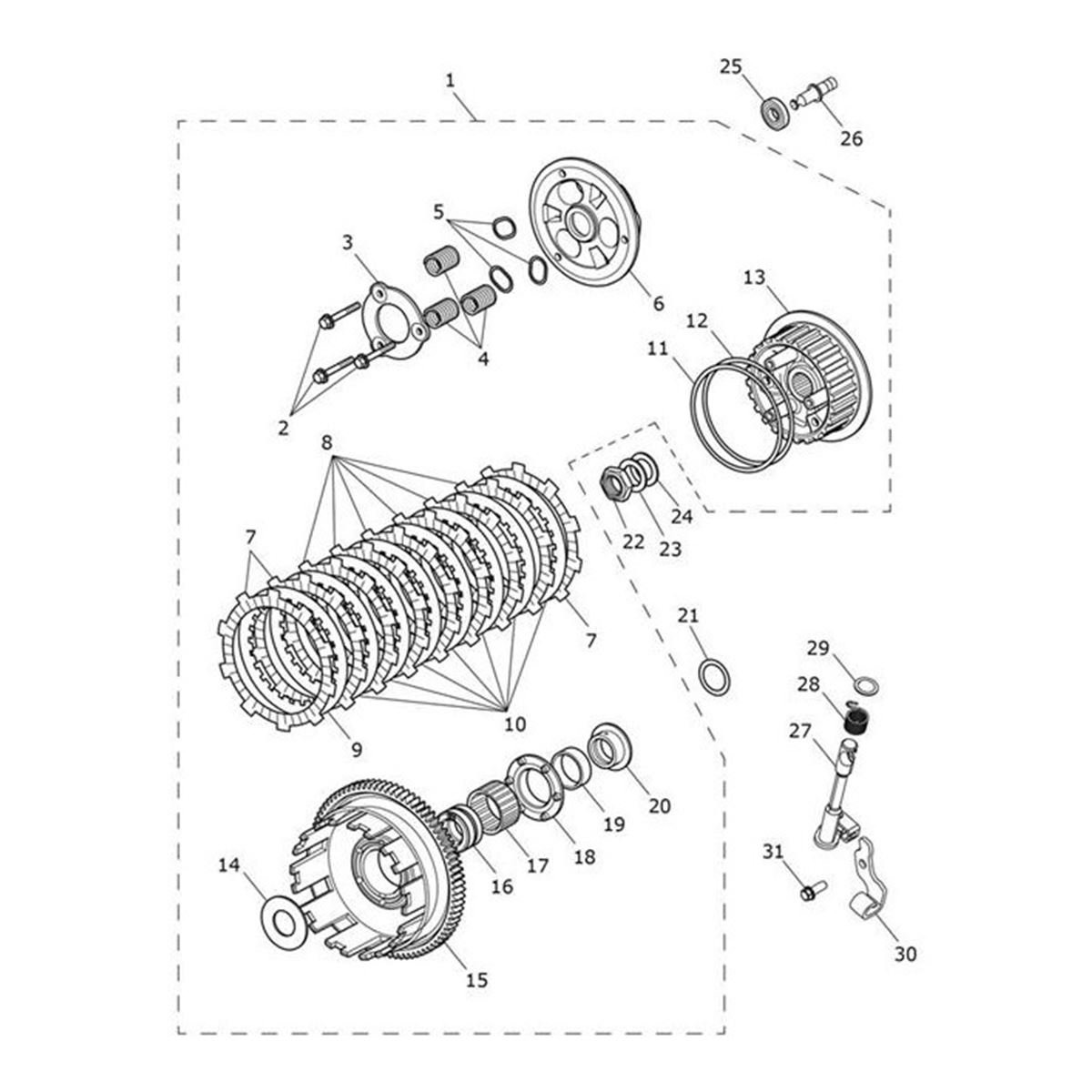 Bild von Clutch Assy, Grade B