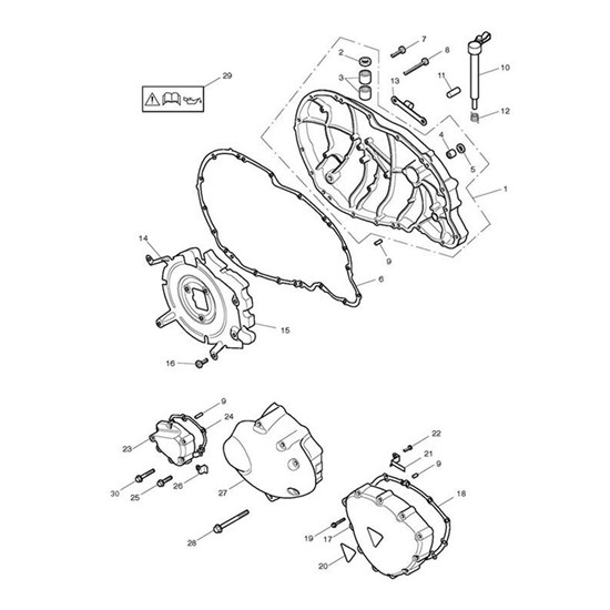 Bild von Clutch Cover Assy, Black