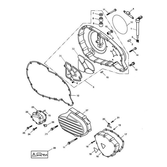 Bild von Clutch Cover Assy, Chrome