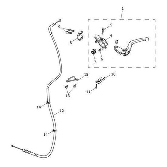 Bild von Clutch Lever Assy, MCS