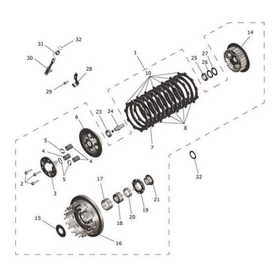 Bild von Clutch Outer Assembly