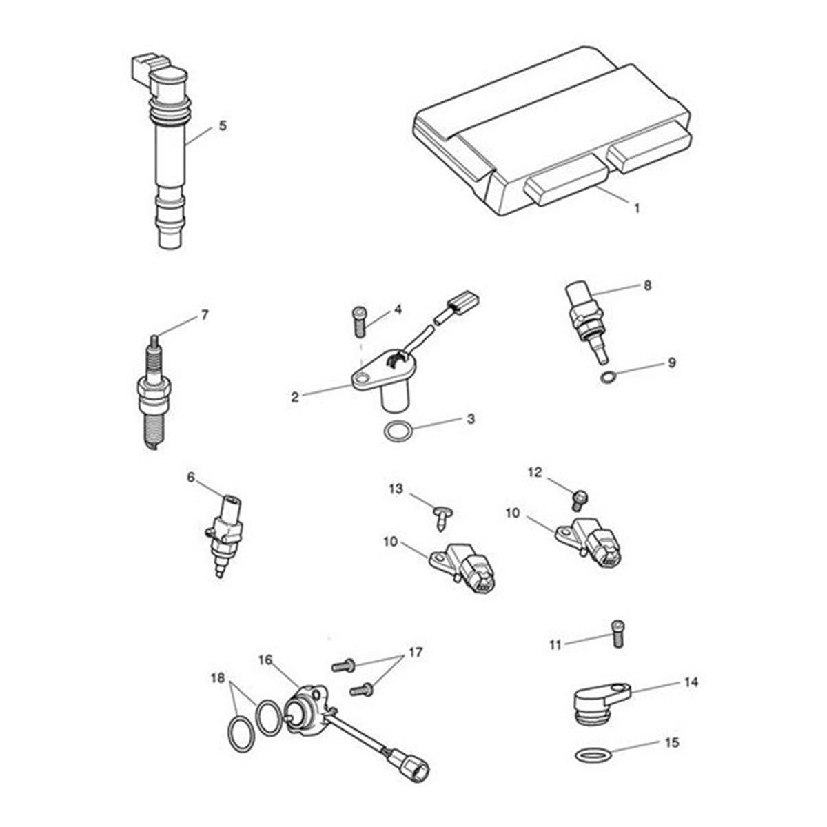 Bild von Coil, Plug Top, Ignition, 1.4 OHM