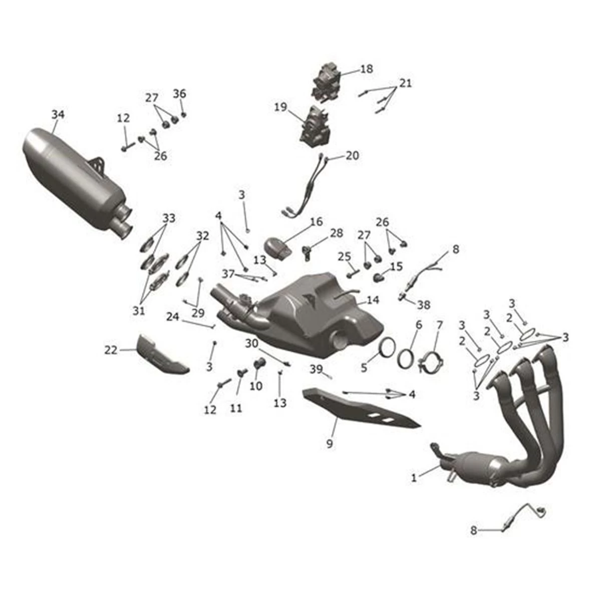 Bild von Cover, Link Pipe, Akrapovic