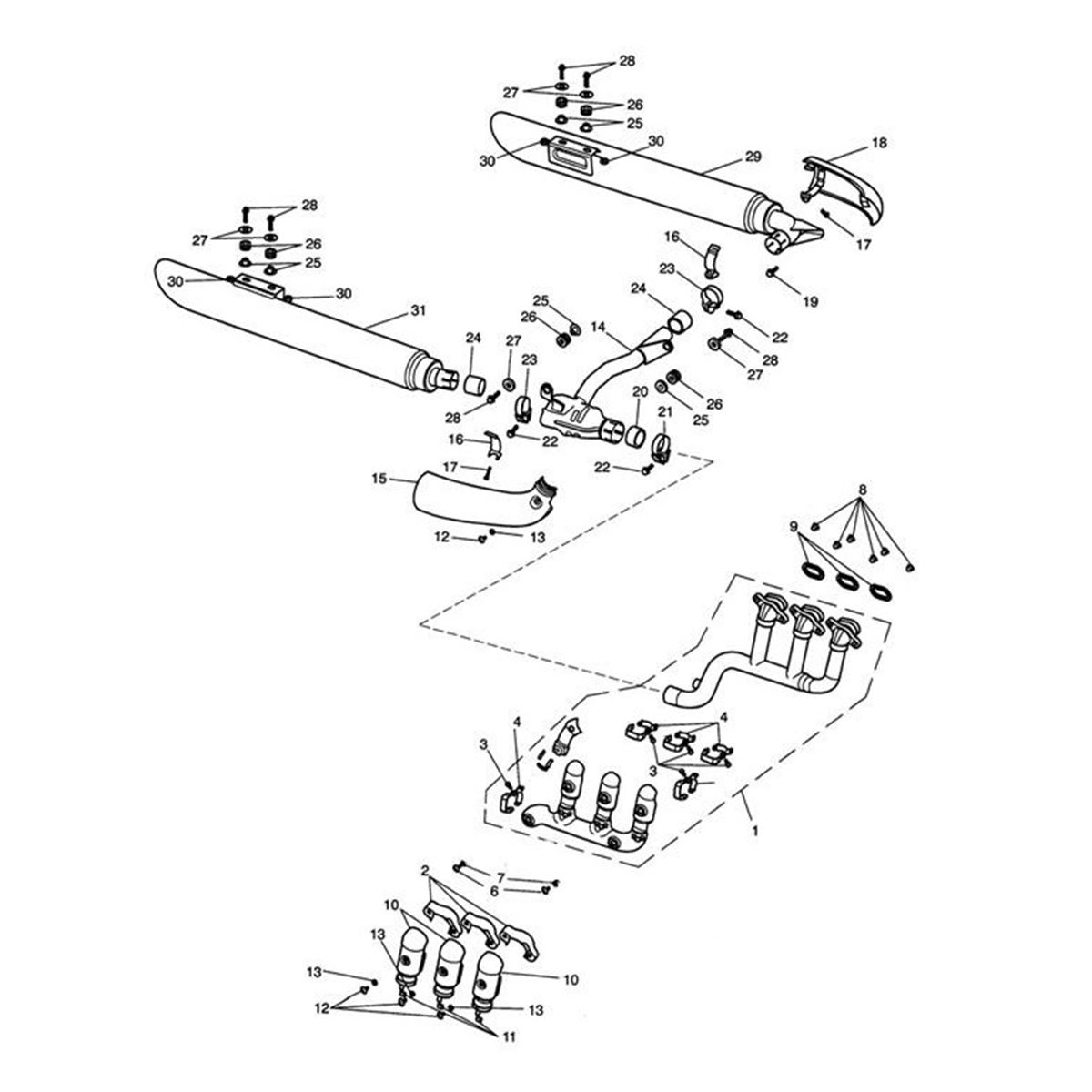 Bild von Cover Assy, Silencer, LH, Chr