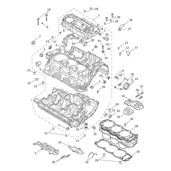 Bild von Crankcase Assembly, Spares Kit