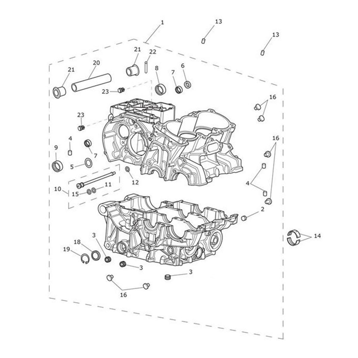 Bild von Crankcase Assembly, Spares